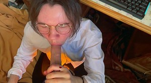 Your WANG OBSESSED Ftm Trans Coworker Can't Resist Giving U An Underneath-Desk Fellatio -- Theo Sun
