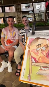 2.7K views · 95 reactions | #caricature #characterartist #hawaiihoneymoon #fypシ | Robert Ahl | Facebook