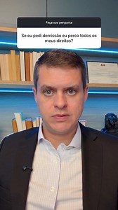 992K views · 18K reactions | Perde tudo quando pede demissão? Não....