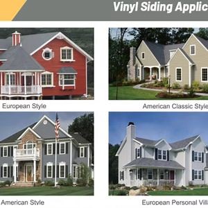 [Hot Item] China Best Supplier of PVC Building Decoration Material PVC Side Walls, PVC Siding Panel for Exterior, Vinyl Siding