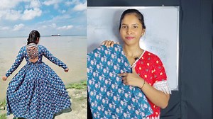 13K views · 117 reactions | 3 Layer kurti Gol jama cutting and selai/লেয়ার গোল জামা কাটিং ও সেলাই জামার গলার ডিজাইন কাটিং #Layerkurtigoljamacuttingandselai #frockkurti #suit #kurti #frockdesign #kurtidesign #dressdesign #stitchcookbytanushree | Stitch & Cook by Tanushree | Facebook