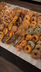Look at this spread located at The Skyroom at Red Wing Golf Course #mnbestdonuts #mnbestbakery #bestriverroadbakery #tcltop5mnbakery #hometownpride #redwingmn | Hanisch Bakery and Coffee Shop