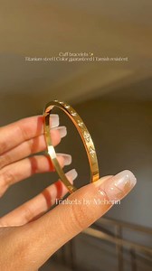 157 reactions · 3 comments | Bold wrist. Busy life. Maximalist cuff for modern women  Office-ready • Campus-approved Stainless steel cuff bracelet with lasting color ✨ Perfect for presentations, meetings & everyday wear. Order now - www.trinketsbymeherin.com | Trinkets by Meherin | Facebook