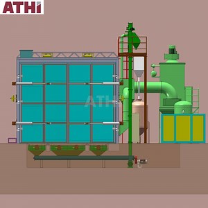 [Hot Item] Sandblasting Booth Sand Blasting and Painting Line Sand Blast Room for Sale