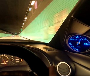 Check the Speedometer and the Turbo gauge Over 300km/h with Nissan Silvia S15 in Tokyo, Japan RB26DETT (Skyline's Engine) swap, pure engine sound. | Racing Spec