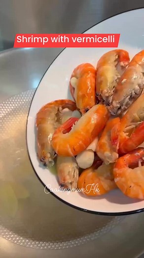 Leftover shrimp with vermicelli #shrimp #vermicelli #leftoverfood #parsley #springonion #vermicelli | Cooking Mum Hk