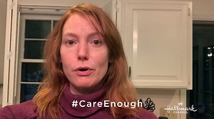 Alicia Witt sends love and thanks to all the people working hard to keep our cities and towns running. You can share your love by using #CareEnough. | Hallmark Mystery