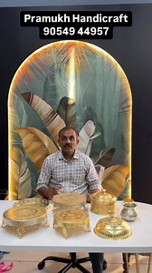 Hand made dighin heavy quality brass work all types marriage products manufacturer and retailer pramukh handicraft Surat 90 54 94 49 57 #pramukhhandicraft#pramukh #usaindian #ahmedabad #patan #mahesana #marraigeshopping #marraigeshopping | Manish Bhalala