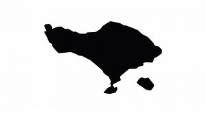 Descargar animación formas un mapa de el isla de bali en Indonesia gratis
