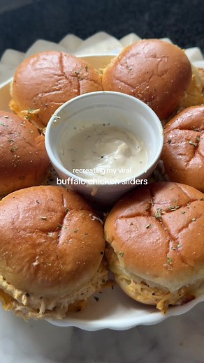Buffalo Chicken Sliders Recipe: Cheesy Baked Party Sliders