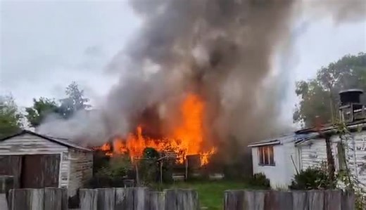 #BREAKING: Emergency services are at the scene of a house fire on Edgeware Road. A Fire and Emergency spokesman told Chris Lynch three fire appliances were called to the scene just before 1PM. The unoccupied house was "well involved" by the time crews arrived. Police have closed off the road between Barbadoes Street and Geraldine Street. Video: Matt Swain. | Chris Lynch