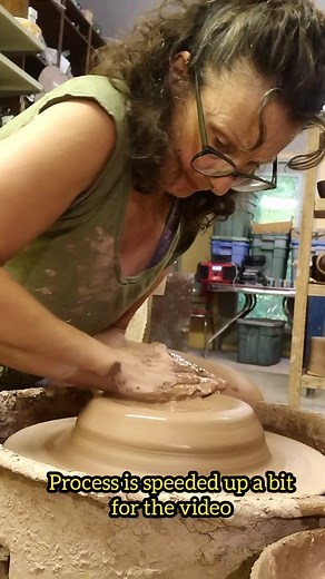 It was a platter throwing day yesterday...I'll let them dry slow over weekend to trim next week. . #claylickcreekpottery #platters #throwing #clay #claytalk #etsymudteam #workinprogress #redearthenware #making | Clay Lick Creek Pottery