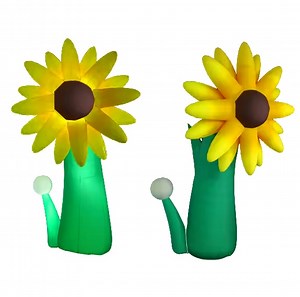 [Hot Item] Vibrant Inflatable Flower Decor for Eye-Catching Mall Displays