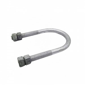 [Hot Item] Carbon Steel Stainless Steel U Shaped Screw U Clamp M6 M8 M10 M12 U-Bolts with Washers and Nuts