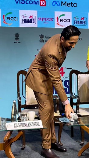 Ayushmann Khurrana with Khushboo Sundar at FICCI frames 2024 #AyushmannKhurrana #khushboosundar | Indian Television Academy