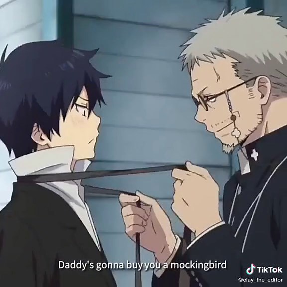 #anime #animeedits #rinokumura #blueexorcist #blueexorcistedit #okumura #fujimoto #fatherfujimoto #okumuratwins #rin #rinblueexorcist