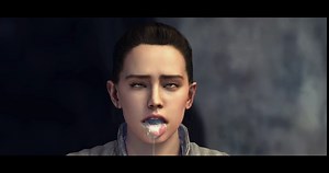 star wars -rey daisy ridlay blow job