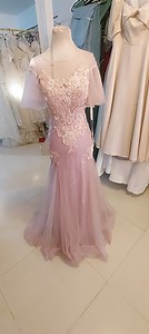 Serpintine gown old rose color ❤️❤️❤️ | UC Premium Gowns