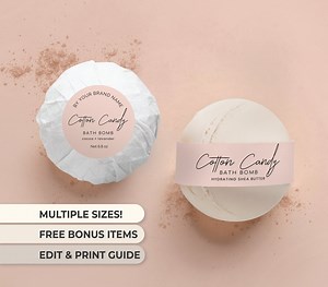 Bath Bomb Label Template Bath Bomb Wrap Around Label Bath Bomb Round Sticker Bathbomb Label Canva Sticker Bath Bomb Custom Label DIY Stylish - Etsy