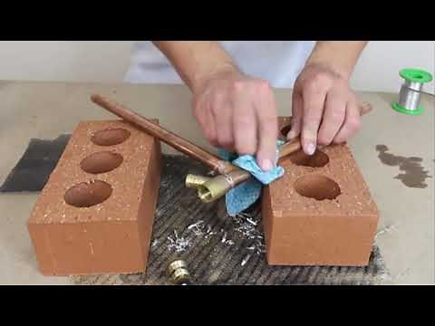 How to Solder a Brass Drain Cock