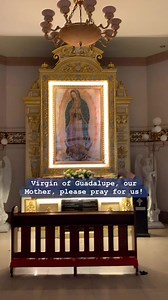 Virgin of Guadalupe, our Mother, please pray for us! 🙏 | Philippine Catholic Churches