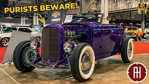 This show-quality 1932 Ford Custom Roadster was professionally built from the ground-up. Previously owned by Richard Rawlings of Gas Monkey Garage, the all-steel Ford was finished in Plum Crazy purple metallic, then sanded and buffed to a mirror finish, upon which Daniel Gay laid out the pinstripes. | ClassicCars.com