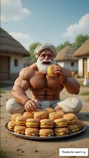 Hungry farmer eats all his pigeon's eggs😭 | Hindi Animation Short #aishorts #pigeon #hen #burger