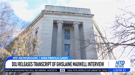 The DOJ on Friday released transcripts of interviews that Deputy Attorney General Todd Blanche conducted with Ghislaine Maxwell last month in relation to sex trafficking cases brought against her and deceased accomplice Jeffrey Epstein. | NTD Plus