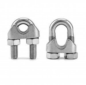[Hot Item] Rigging Hardware Stainless Steel Wire Rope Clamp U Bolt Wire Rope Clip