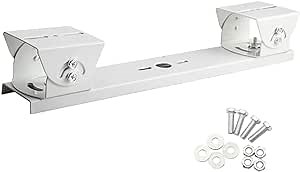 CCTV Security Dual Camera Mount Bracket Extension Bar Horizontal Arm Surveillance Cameras Ceiling Mounting Bracket Holder for Double Surveillance Camera