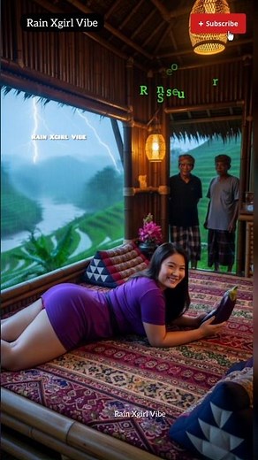 Heavy rain in the village 🌧️natural rain sounds for best sleeping #rain #asmr #shorts #villagelife