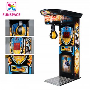 [Hot Item] Funspace Coin Operated Indoor Adults Sport Games Ultimate Big Punch Boxing Game Machine Redemption Arcade Machine