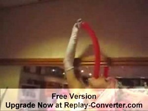 Lady Swallowed A Longest Balloon