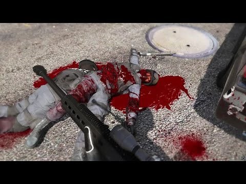 GTA V - Brutal Kills/Realistic Physics (Euphoria)