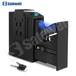 [Hot Item] Safewell Best Selling Anti Theft Certificated Fingerprint Hidden Gun Storage Vaultek Hand Gun Safes Cabinets Nightstand for Home