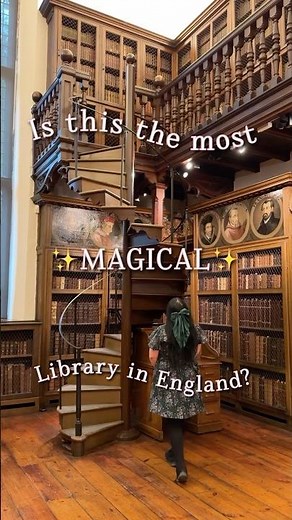 Is this the most MAGICAL library in England? Cosin’s Library 📚✨ #cosinslibrary #durham #library