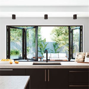 [Hot Item] Ace Aluminum Folding Window with Bi-Folding Fold up Huge Aluminum Glass Windows