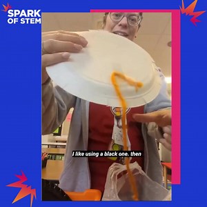 In 15 minutes, students will use paper plates and yarn or string to...