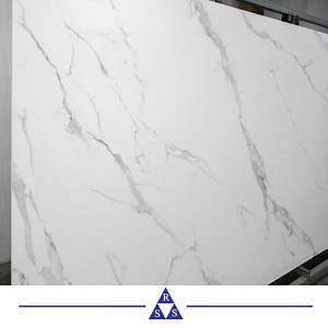 [Hot Item] Porcelain Slab Gray White Sintered Stone for Background Round Dining Table Floor