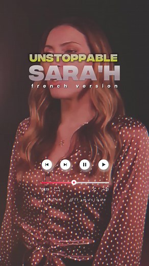 SARA'H - UNSTOPPABLE : Le Cover Français Qui Éblouit