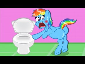 Help Rainbow Dash cure her stomach - MY LITTLE PONY | Stop Motion Paper