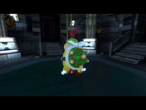 Bowser jr wet farts on Mario