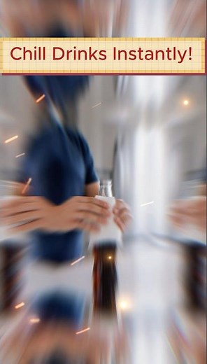 chill your drink in 15 minutes — no ice needed! 🧊 #lifehack #coolhack #smarttips #quickfix #viral