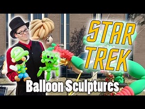 Captain Kirk and Gorn Balloon Sculpture (SYFY BARTOW 2023)