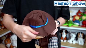Hand Puppets Professional Characters, Fireman and Postman Role-Playing Storytelling Hand Puppet for Kids Age 4-8 Puppets with Movable Mouths and Control levers