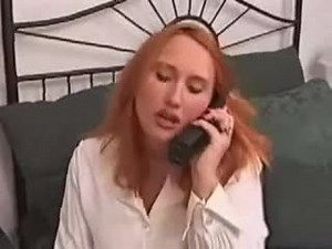 Older Redhead Bitch Gets Tied Up And Fucked