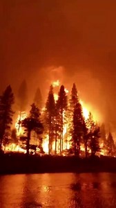 Working hard to save the Shaver Lake Point. Pray for their safety and success. Video: Saylen Elming ABC30 Action News | Kevin Musso ABC30