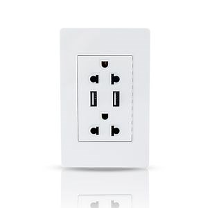 [Hot Item] 6 Pin Universal Wall Socket with USB Type a Port