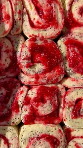 Raspberry Lemon Poppy Seed Rolls | Fit Foodie Finds