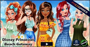 Disney Princesses Beach Getaway - Ücretsiz Oyna PacoGames.com'da!